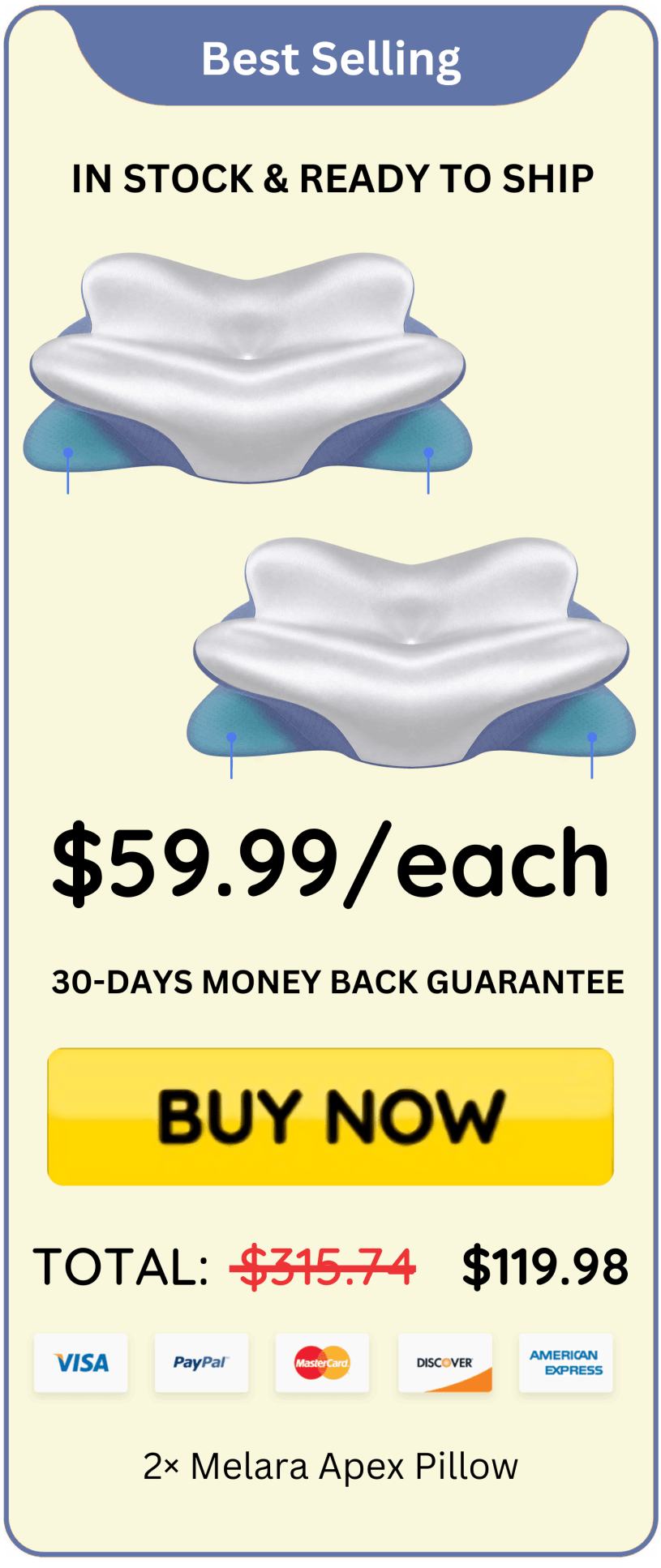 Melara Apex Pillow offer price 